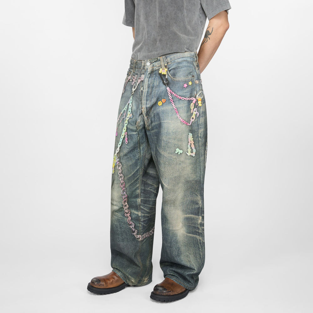 パンツ Baggy fit jeans 1981F BAGGY FIT JEANS - Printed | ZARA United States