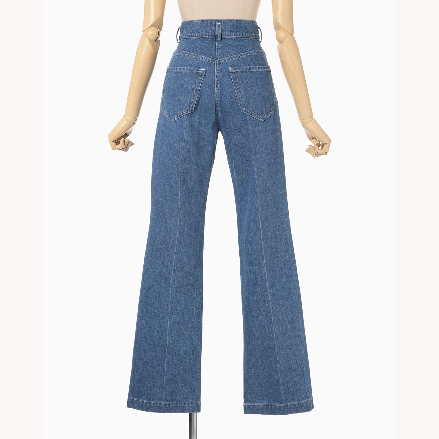 
                  
                    High Waisted Flare Jeans - blue
                  
                