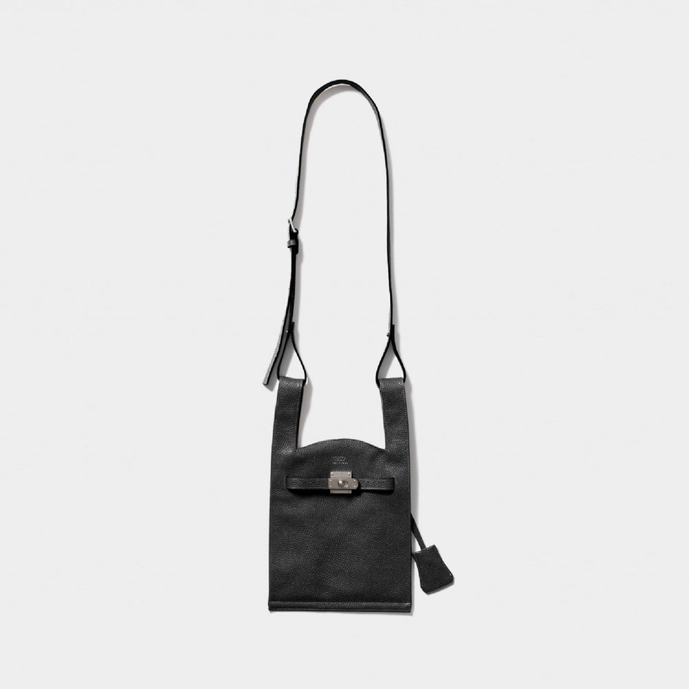 market shoulder bag in shrink leather