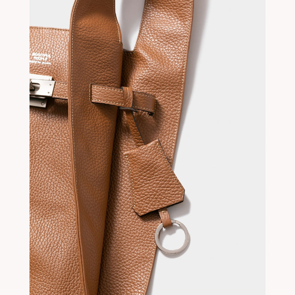 バッグ large market bag in shrink leather large market bag in shrink leather – OBLIGE