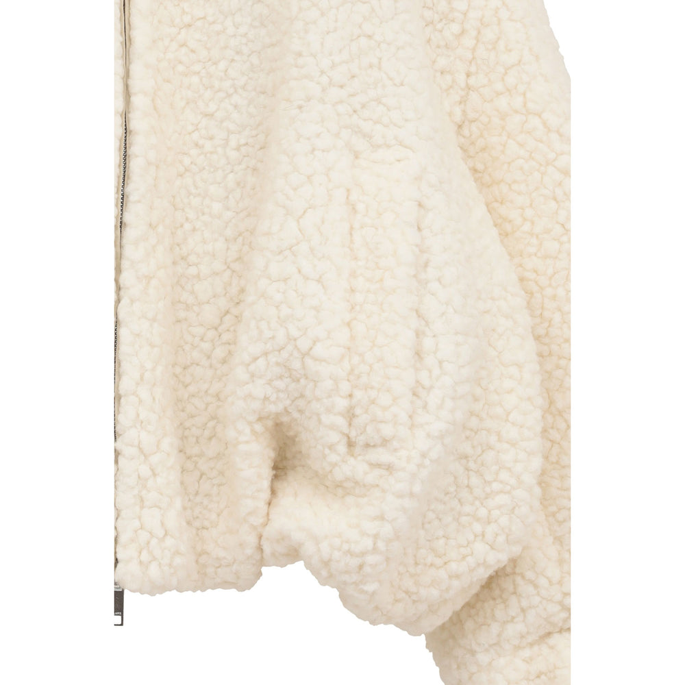 
                  
                    BALLOON BOA BLOUSON-IVORY-
                  
                