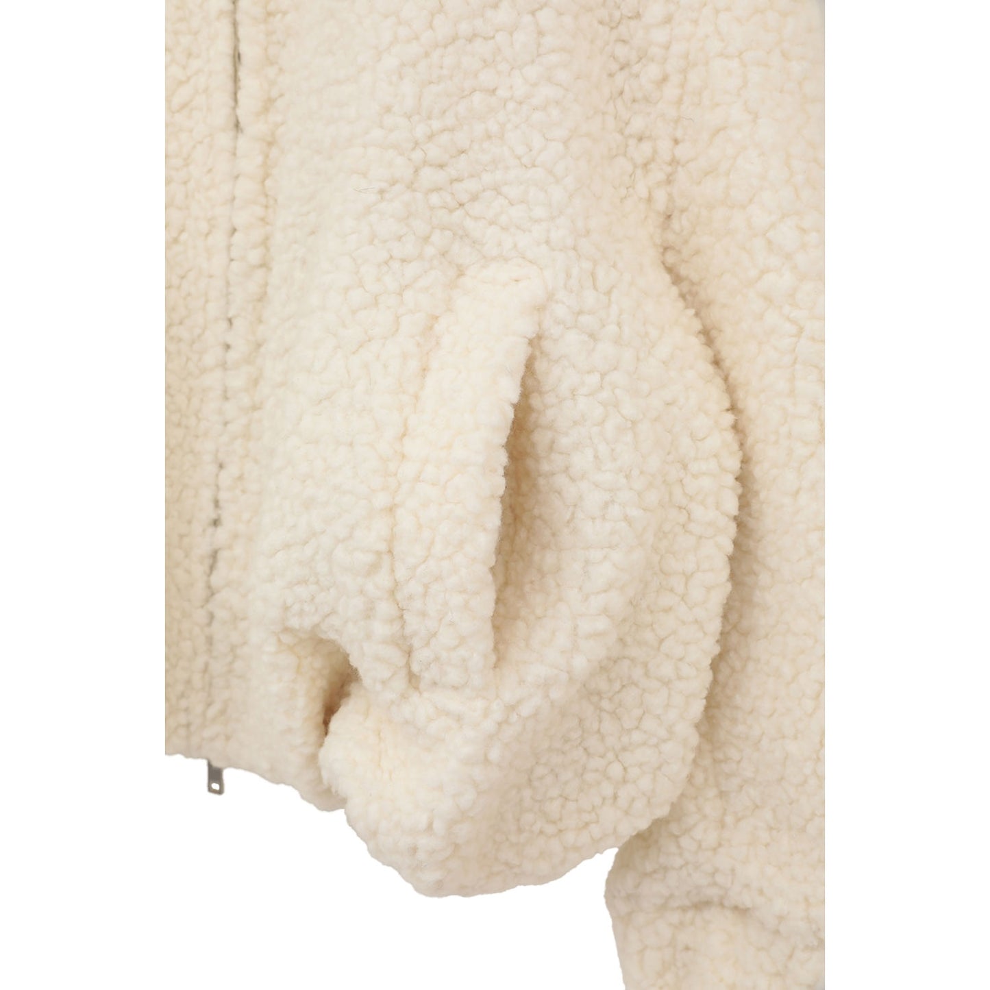 
                  
                    BALLOON BOA BLOUSON-IVORY-
                  
                