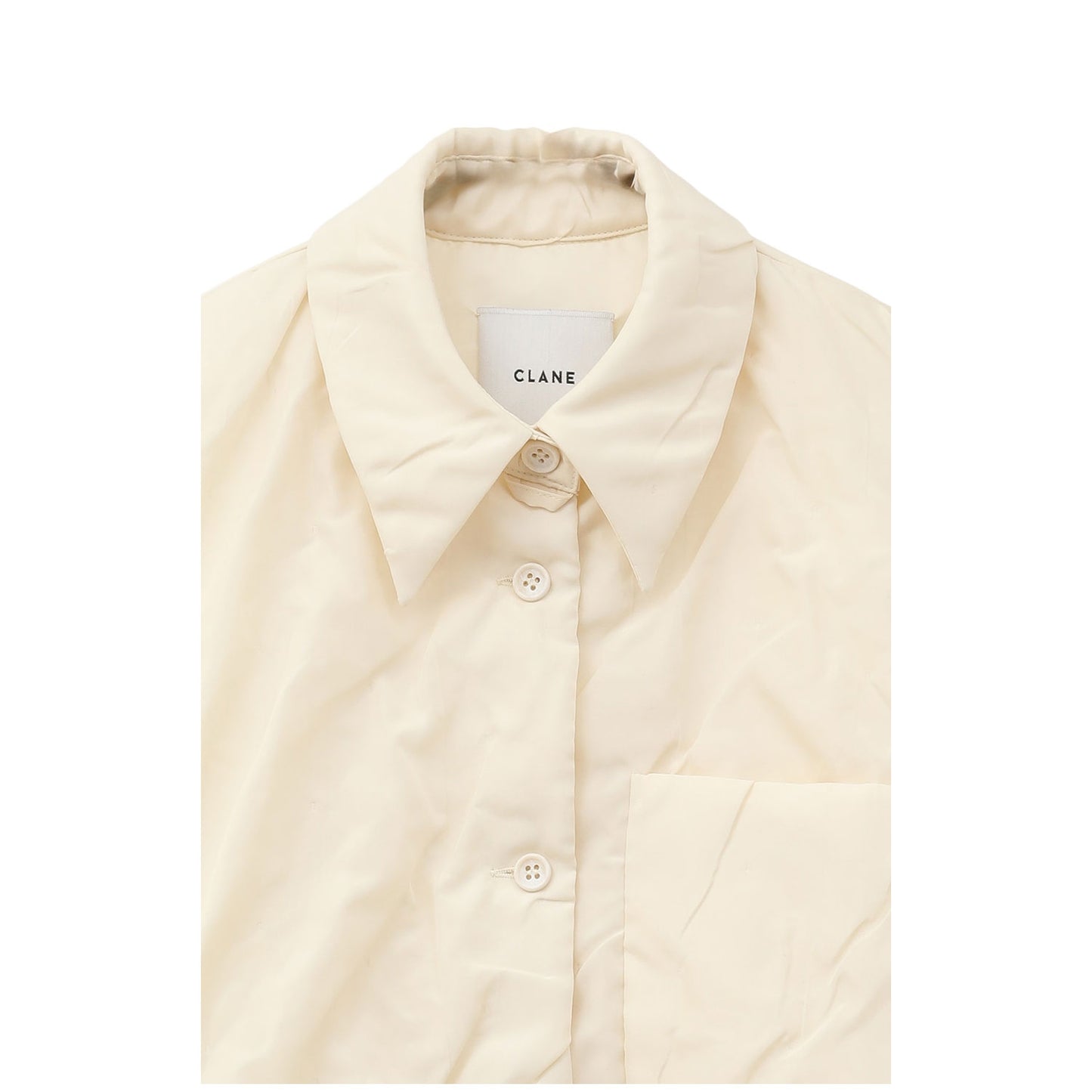 
                  
                    PADDED CRUMPLY SHIRT JACKET
                  
                