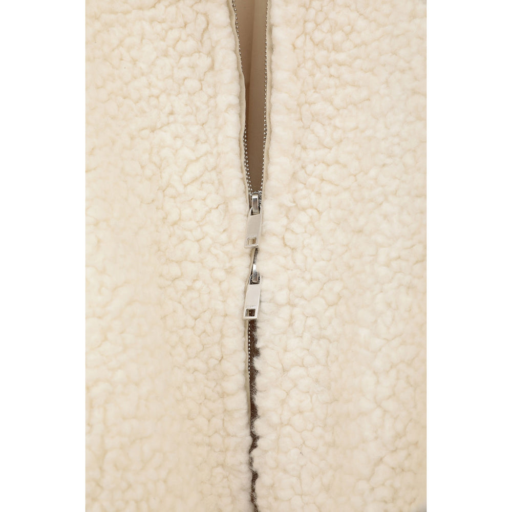 
                  
                    BALLOON BOA BLOUSON-IVORY-
                  
                