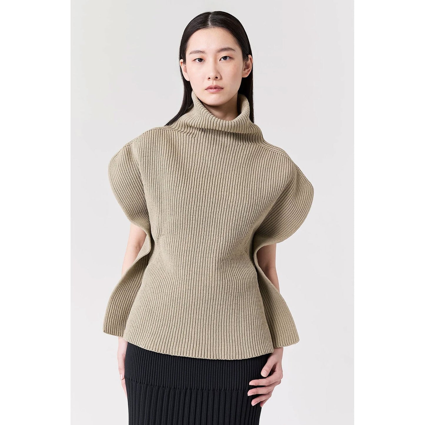 
                  
                    LOW GAUGE CREASE HIGHNECK TOP
                  
                