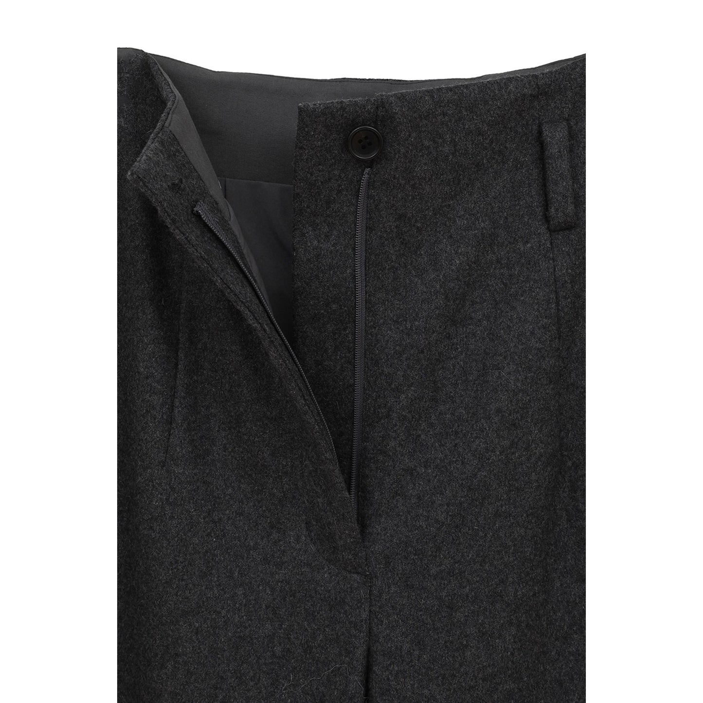 
                  
                    HIGH WAIST WIDE PANTS-GRAY-
                  
                