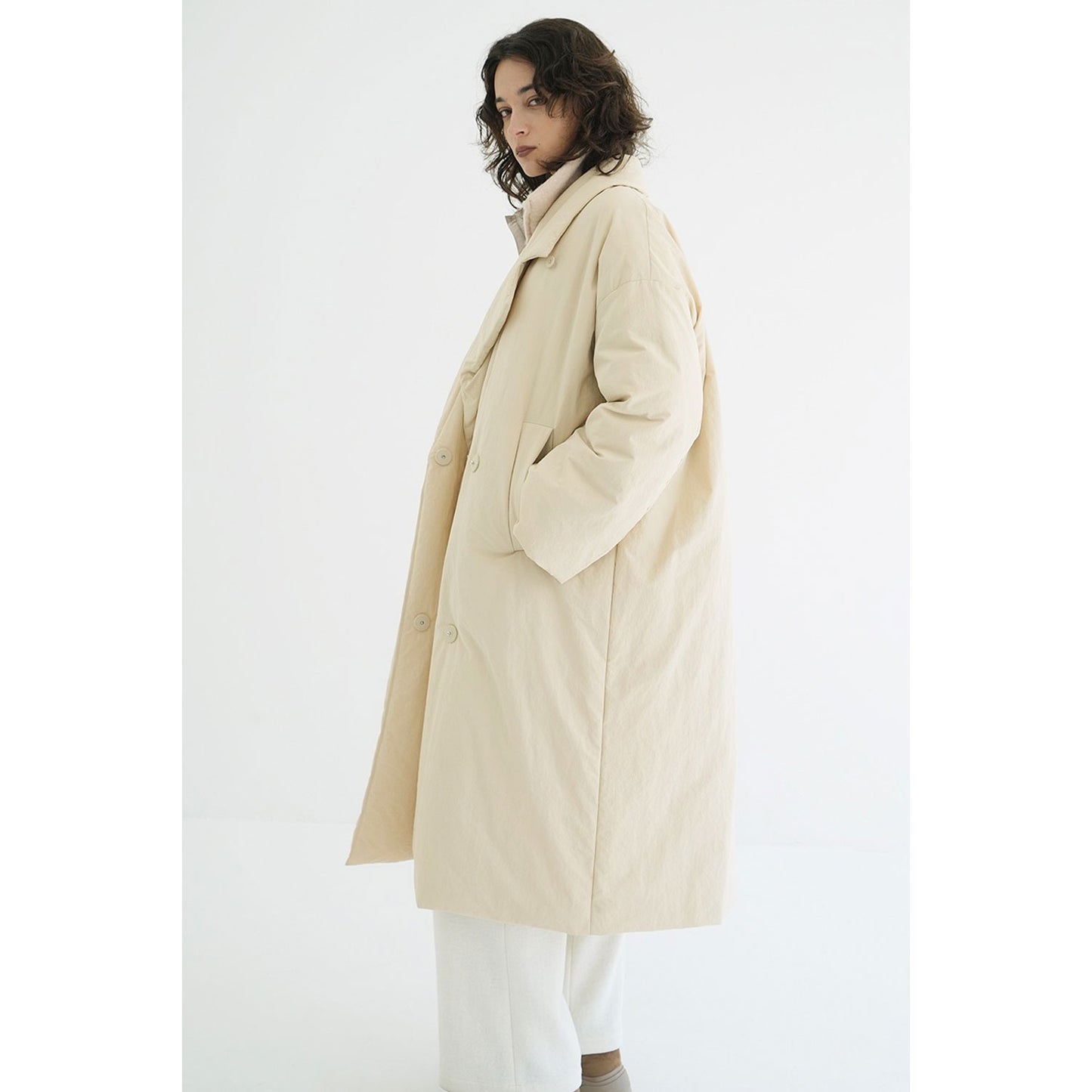 
                  
                    COLOR DOWN CHESTER COAT-BLACK-
                  
                