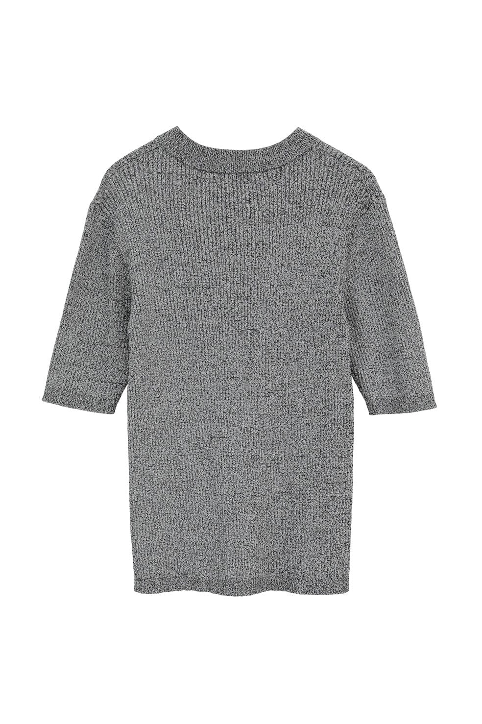 
                  
                    H/N HALF SLEEVE RIB KNIT TOPS -MIX-
                  
                