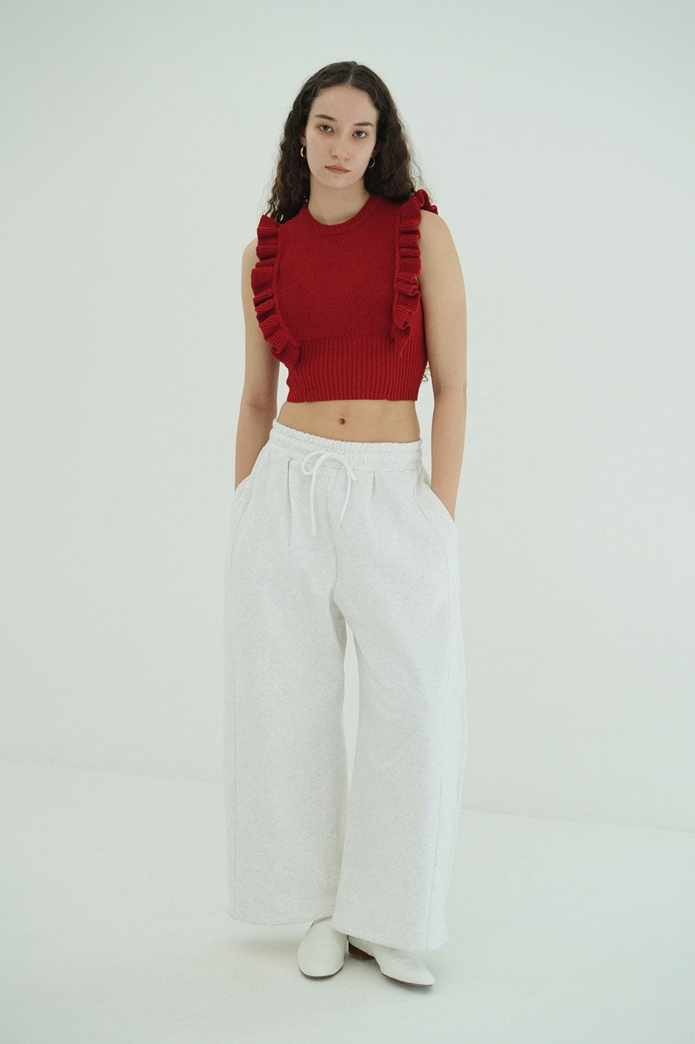 
                  
                    COCOON BULKY SWEAT PANTS‐GRAY-
                  
                