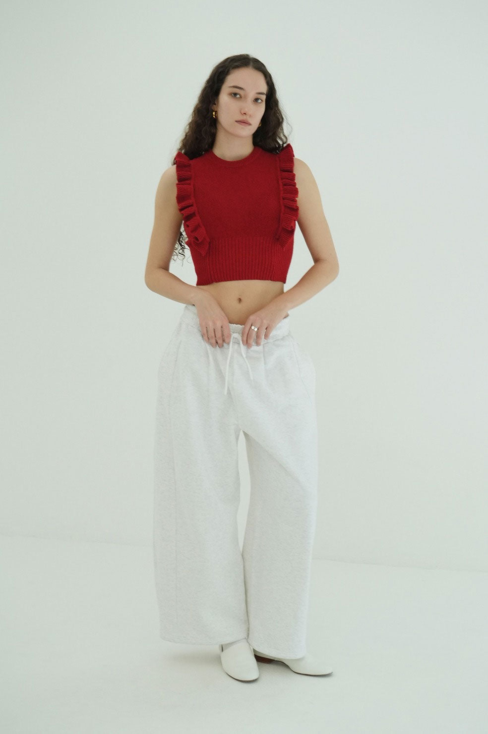 
                  
                    COCOON BULKY SWEAT PANTS‐GRAY-
                  
                