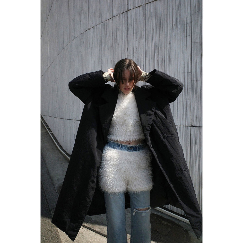 
                  
                    COLOR DOWN CHESTER COAT-BLACK-
                  
                
