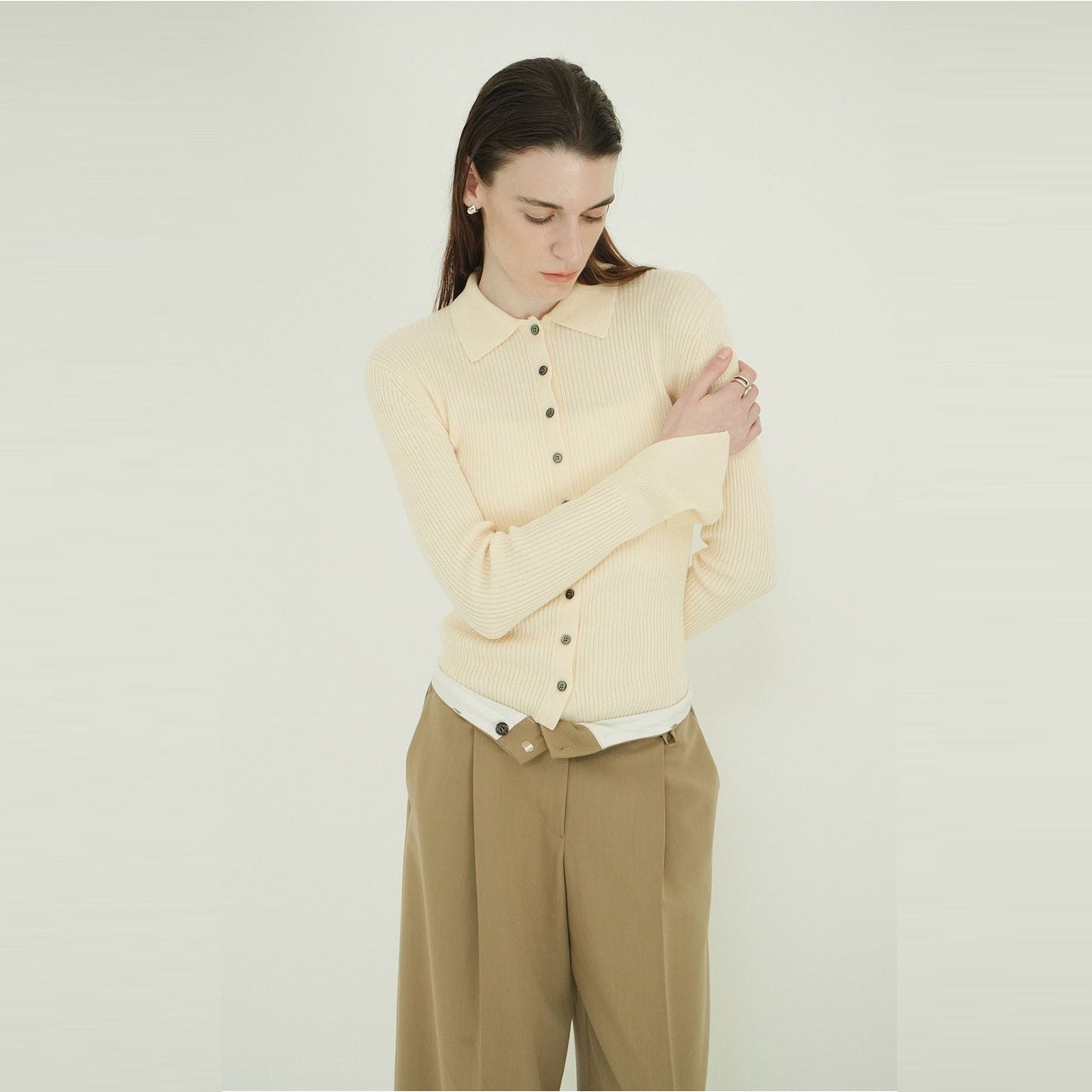 
                  
                    COMPACT RIB KNIT SHIRTS
                  
                