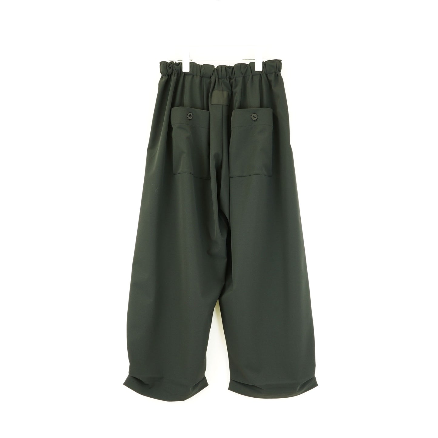 
                  
                    NIRVANA TUCKED HEM TROUSERS-BLACK-
                  
                
