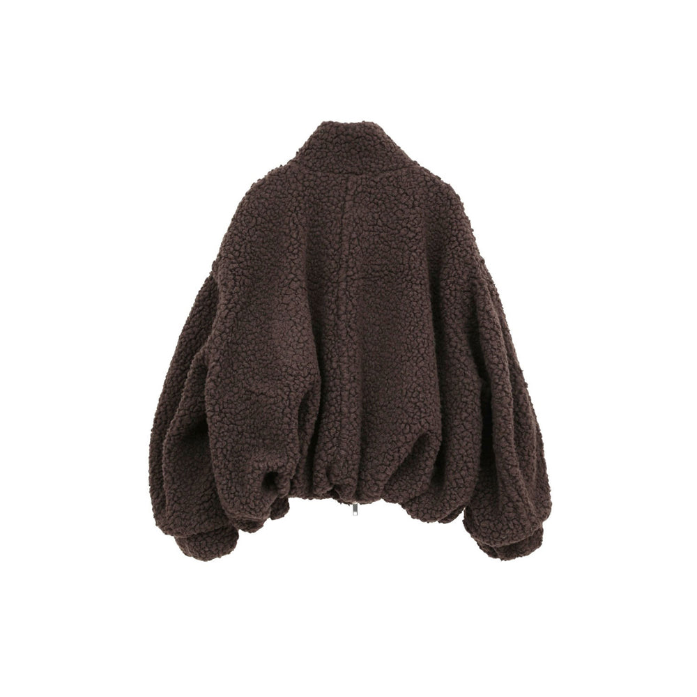 
                  
                    BALLOON BOA BLOUSON-IVORY-
                  
                