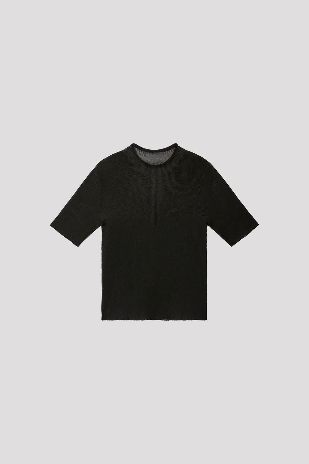 
                  
                    PORTRAIT LUCENT-SHORT SLEEVE TOP-BLACK-
                  
                