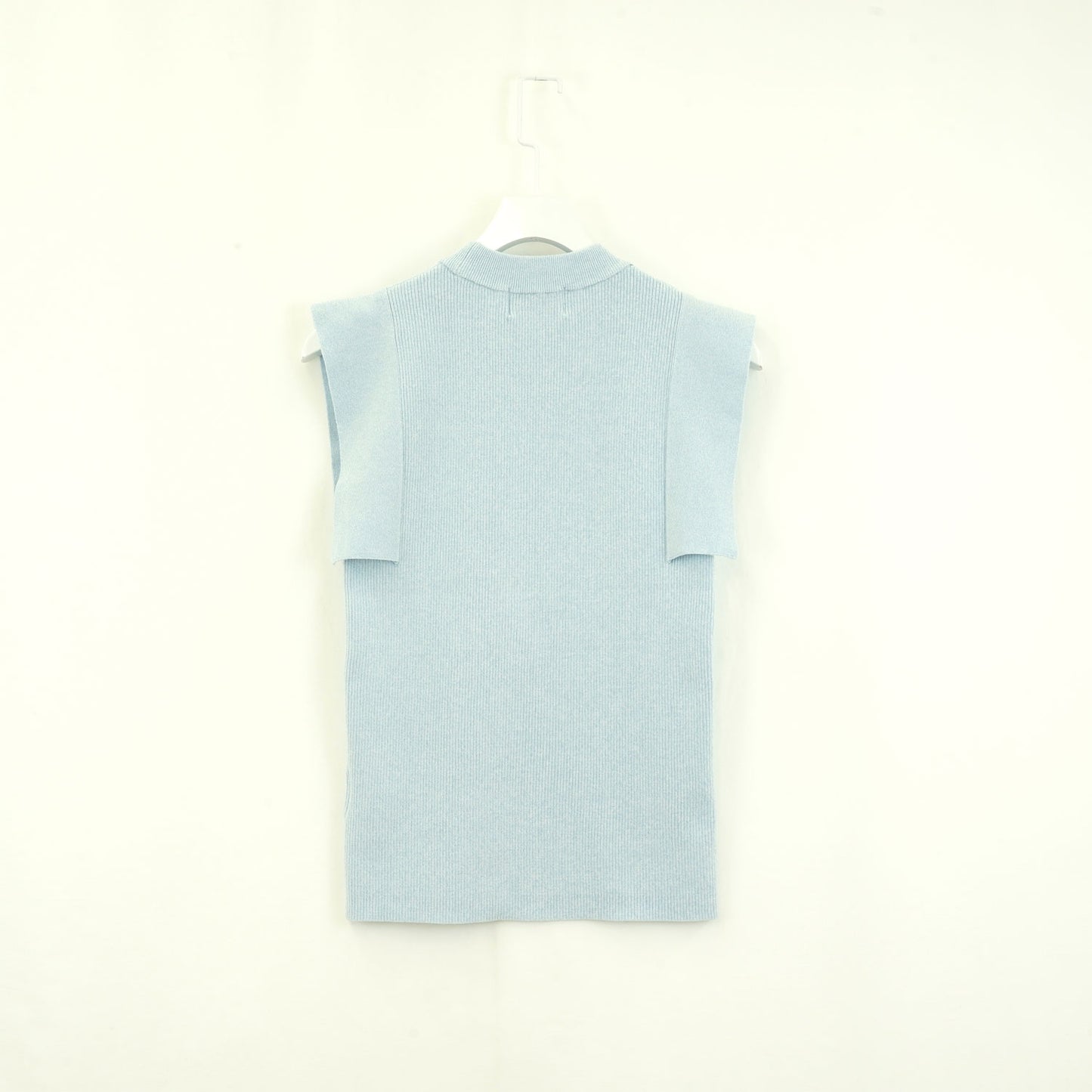 
                  
                    SQUARE SLEEVE KNIT TOPS-CHARCOAL GRAY-
                  
                