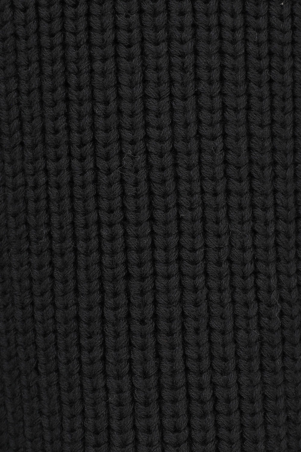 
                  
                    OVER HALF SLEEVE KNIT TOPS-BLACK-
                  
                