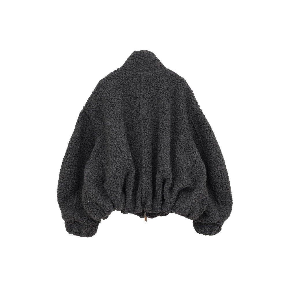 
                  
                    BALLOON BOA BLOUSON-IVORY-
                  
                