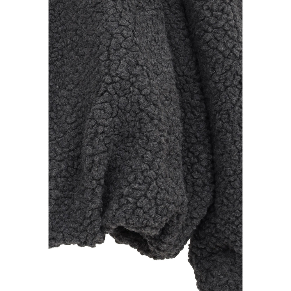 
                  
                    BALLOON BOA BLOUSON-IVORY-
                  
                