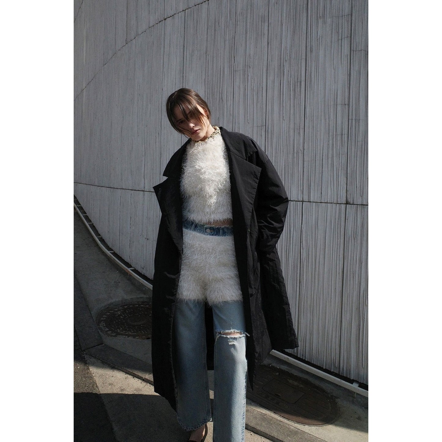 
                  
                    COLOR DOWN CHESTER COAT-BLACK-
                  
                