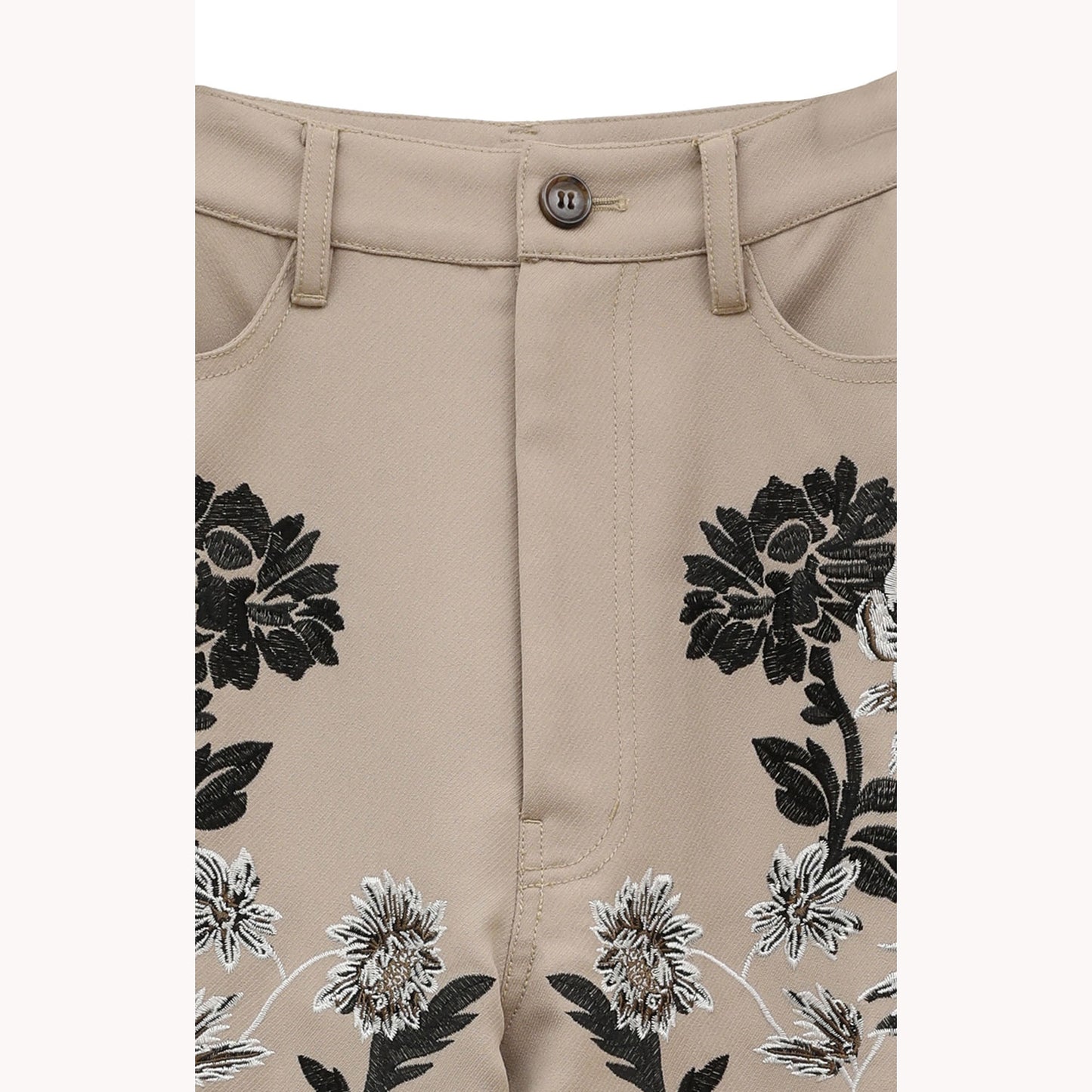 
                  
                    FLOWER EMBROIDERY PANTS
                  
                