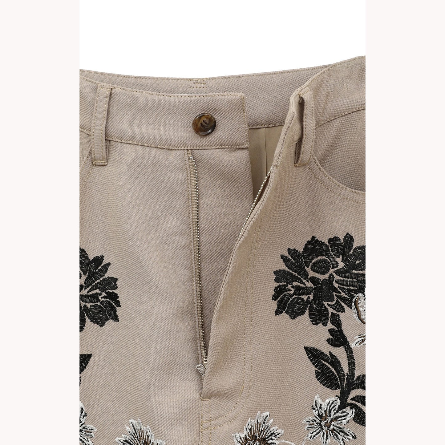 
                  
                    FLOWER EMBROIDERY PANTS
                  
                