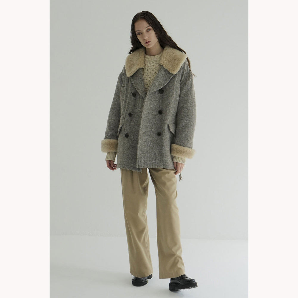 
                  
                    BOA COLLAR MILITARY COAT
                  
                