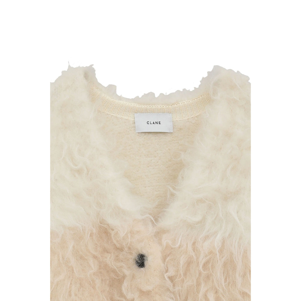 
                  
                    BI COLOR SHAGGY KNIT CARDIGAN-IVORY-
                  
                