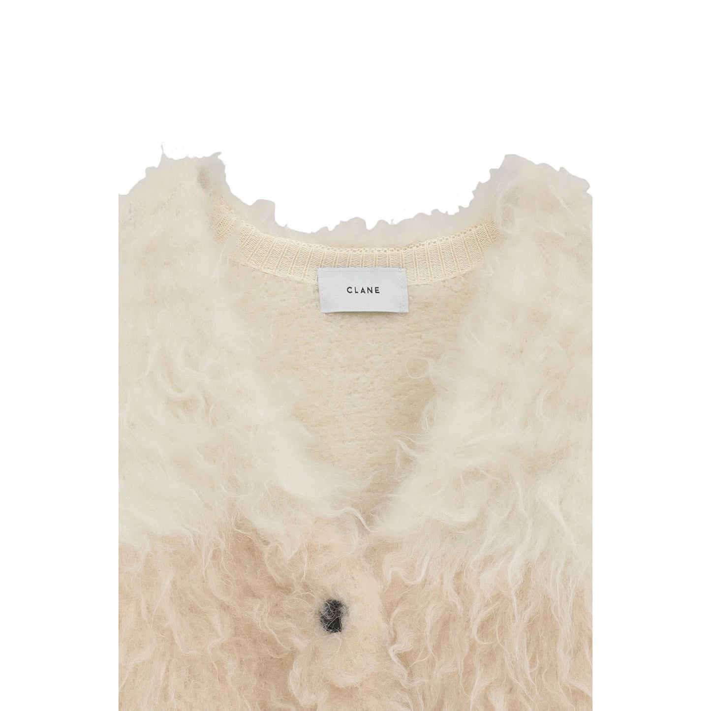 
                  
                    BI COLOR SHAGGY KNIT CARDIGAN-IVORY-
                  
                