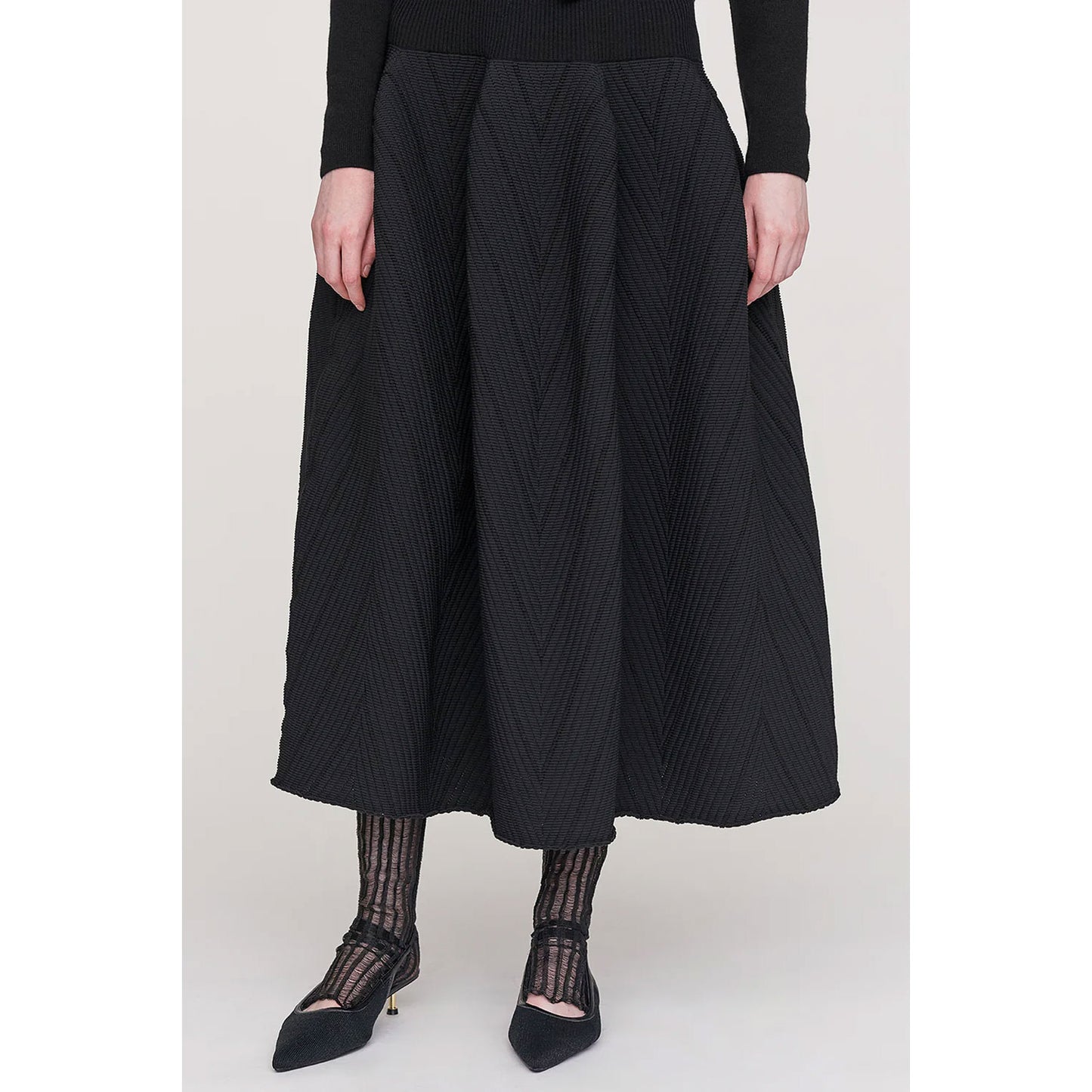 
                  
                    POTTERY HERRINGBONE SKIRT-MAROON RED MULT-
                  
                
