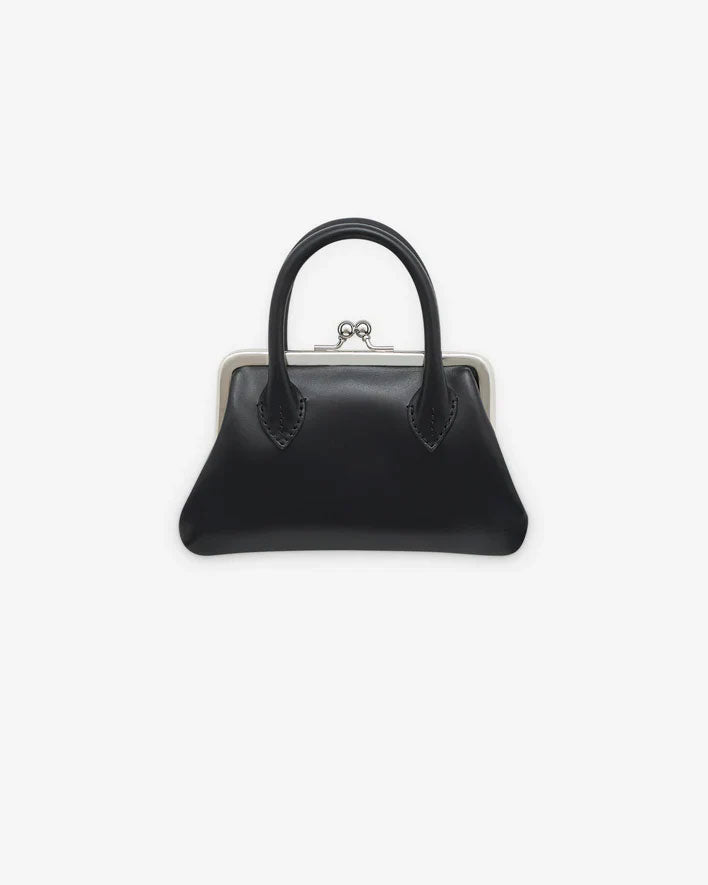 
                  
                    CDG WALLET Small Wallet With Clasp Handles-Black-
                  
                