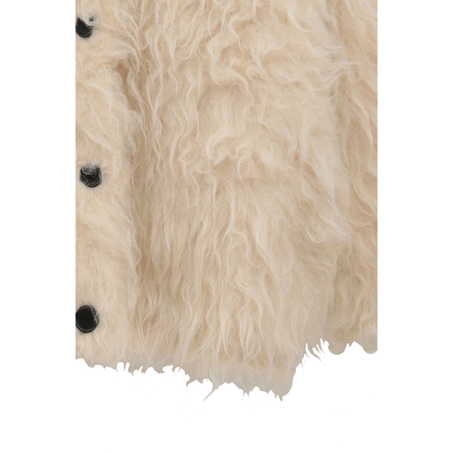 
                  
                    BI COLOR SHAGGY KNIT CARDIGAN-IVORY-
                  
                
