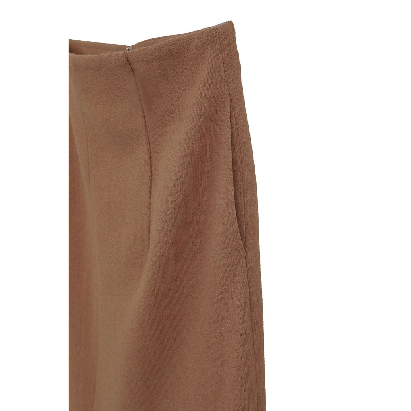 
                  
                    TEXTURE SLIT SKIRT‐BEIGE-
                  
                