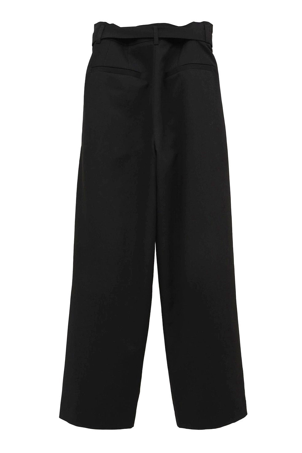 
                  
                    WAIST BELT DAD PANTS-BLACK-
                  
                