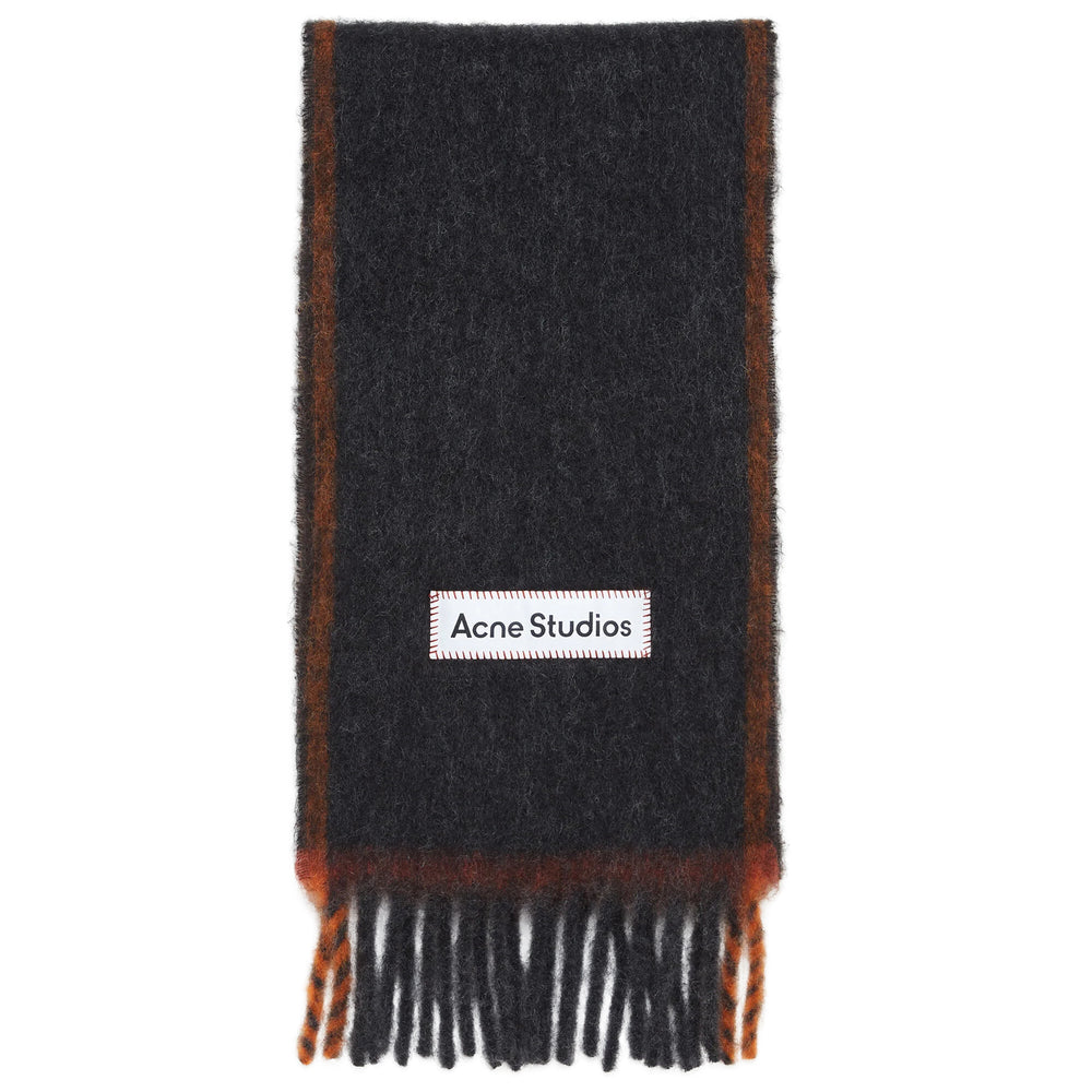 WOOL MOHAIR SCARF NARROW