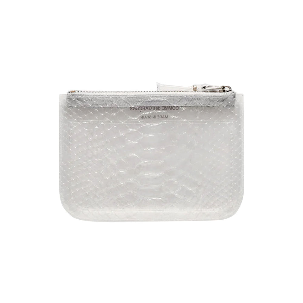 【TRANSPARENT SNAKE】LARGE ZIP POUCH TRANSPARENT SNAKE ZIP POUCH – OBLIGE