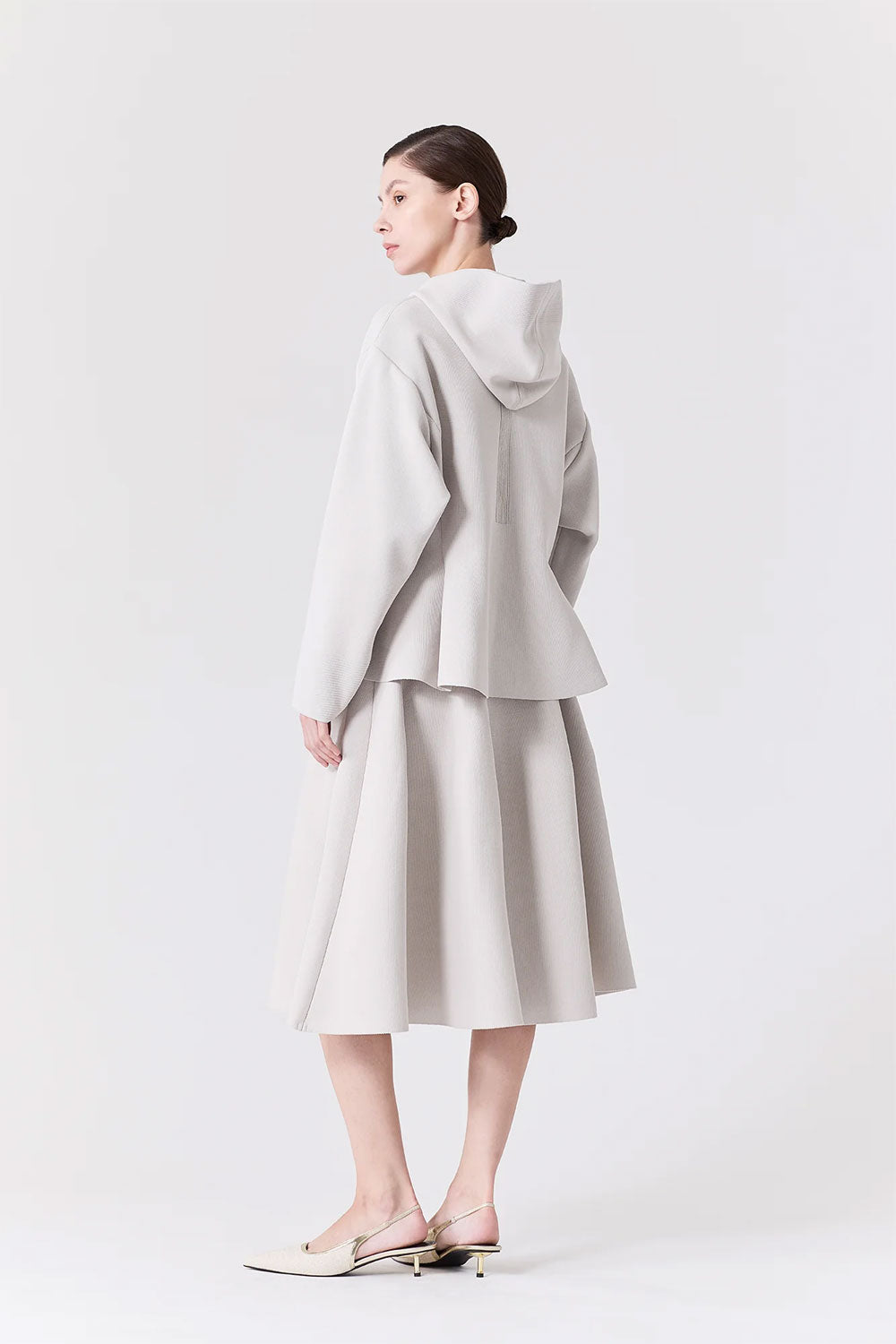
                  
                    MILAN HOODIE FLARE JACKET
                  
                