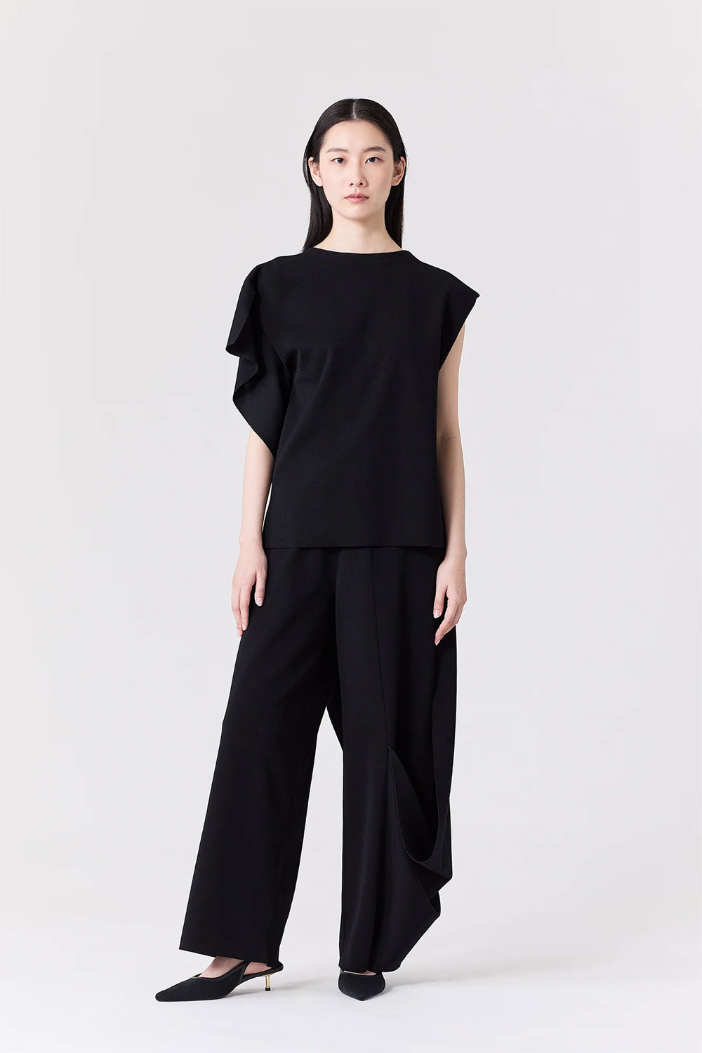 
                  
                    AC MILAN-DRAPED PANTS
                  
                