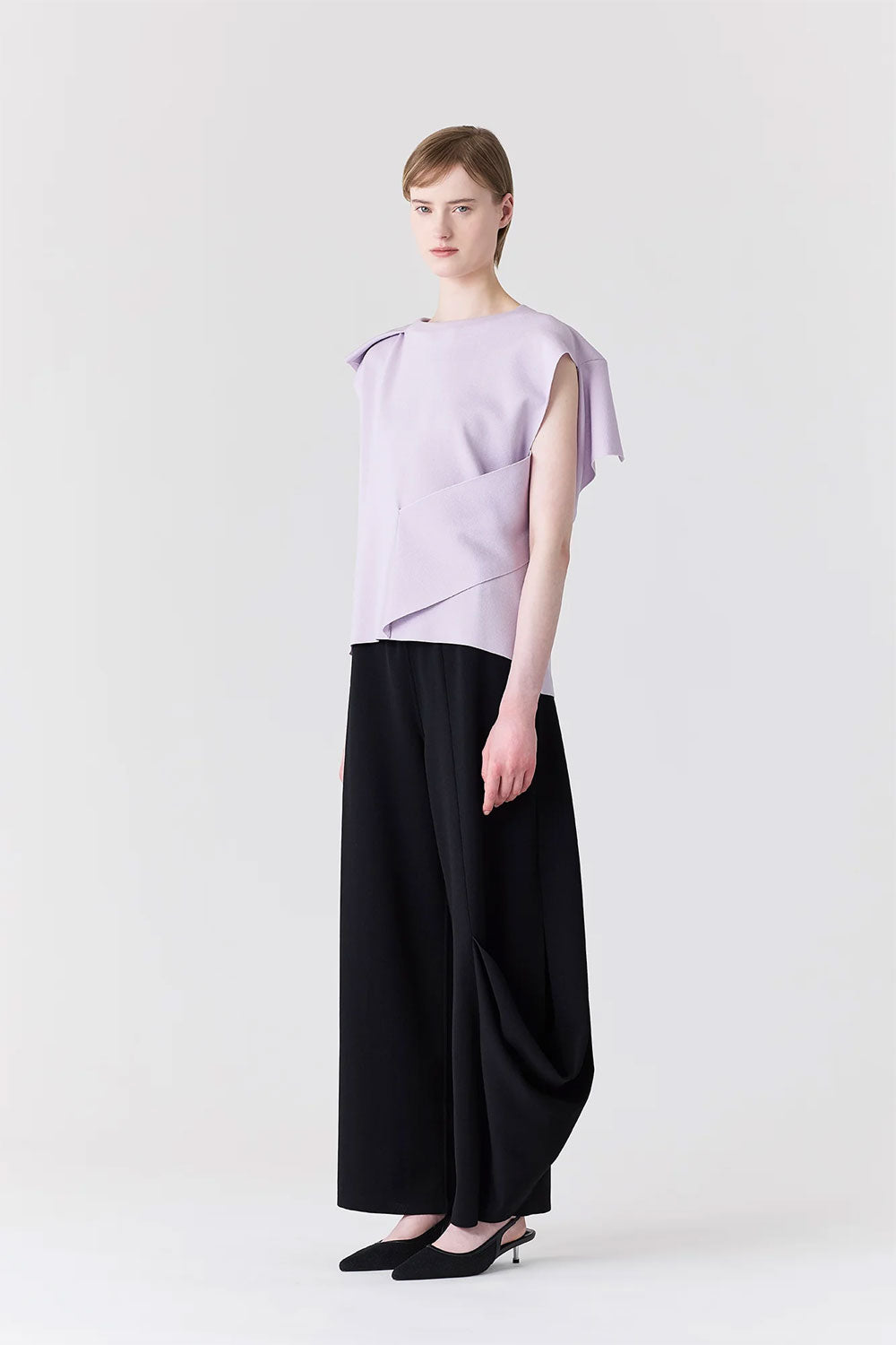 
                  
                    AC MILAN-DRAPED PANTS
                  
                