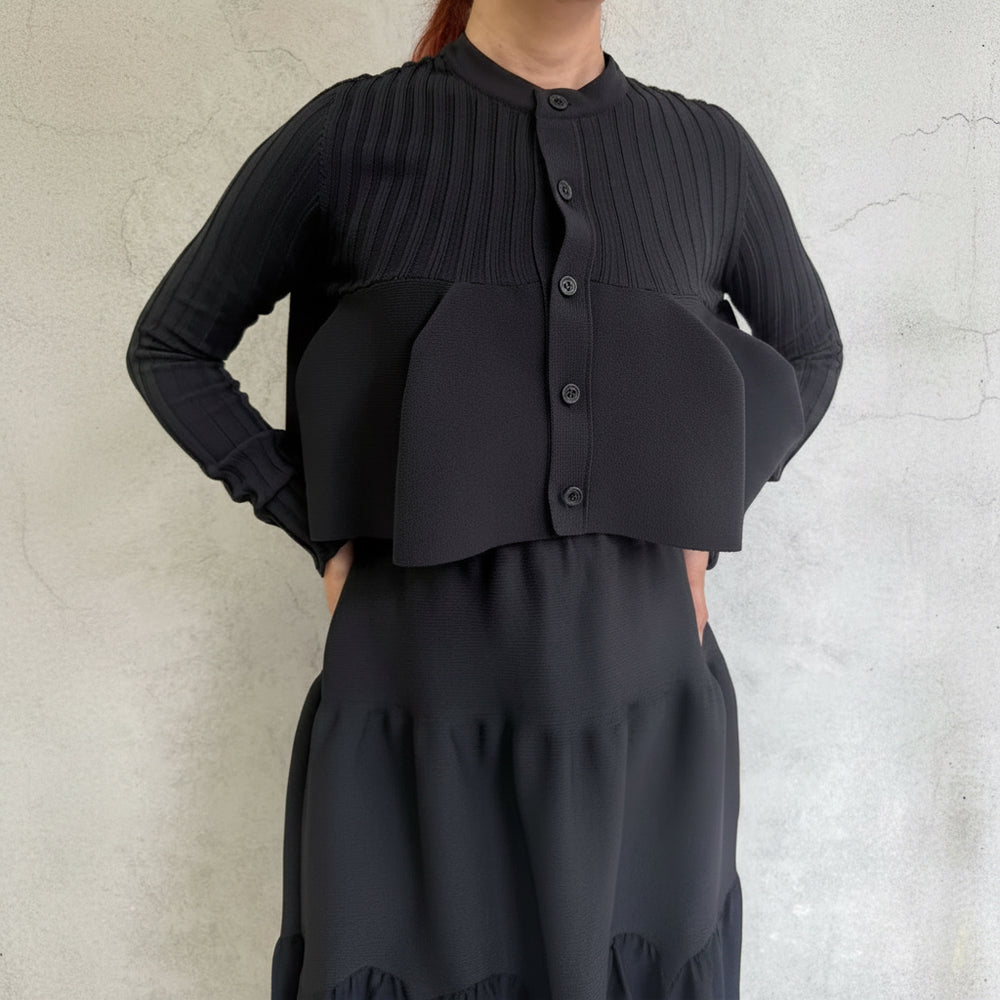 POTTERY-BUST FLARE CARDIGAN – OBLIGE