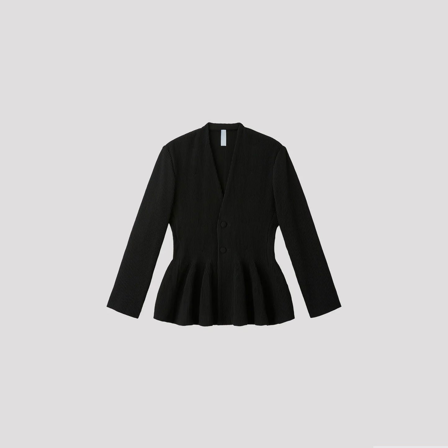 
                  
                    HYPHA COLLARLESS FLARE JACKET
                  
                