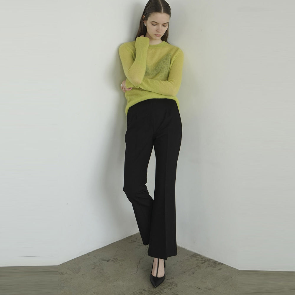 
                  
                    CENTER PRESS SLIM FLARE PANTS
                  
                