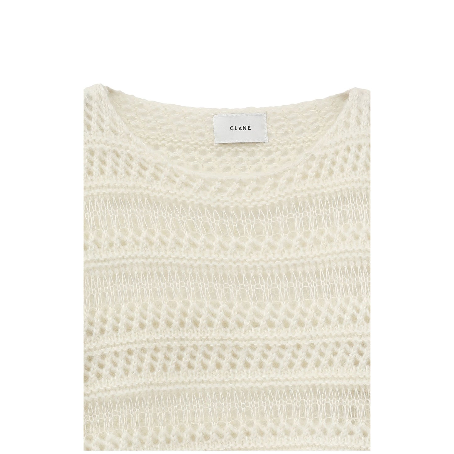 
                  
                    SHEER BORDER MOHAIR KNIT
                  
                