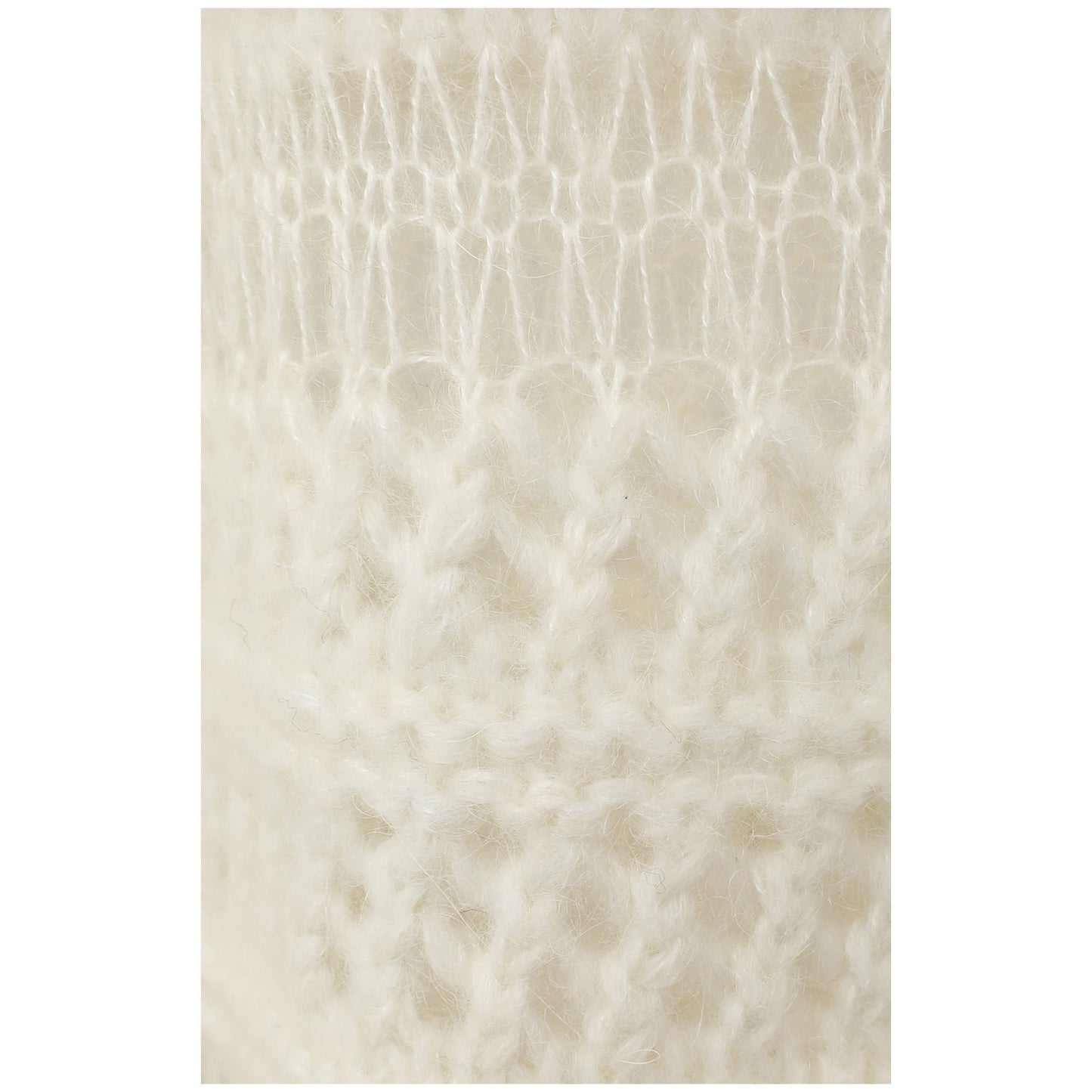 
                  
                    SHEER BORDER MOHAIR KNIT
                  
                