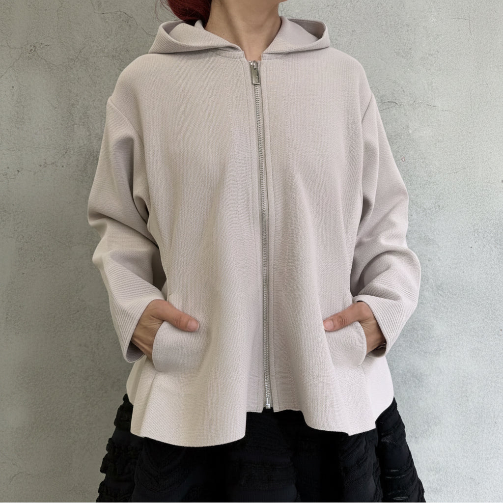 
                  
                    MILAN HOODIE FLARE JACKET
                  
                