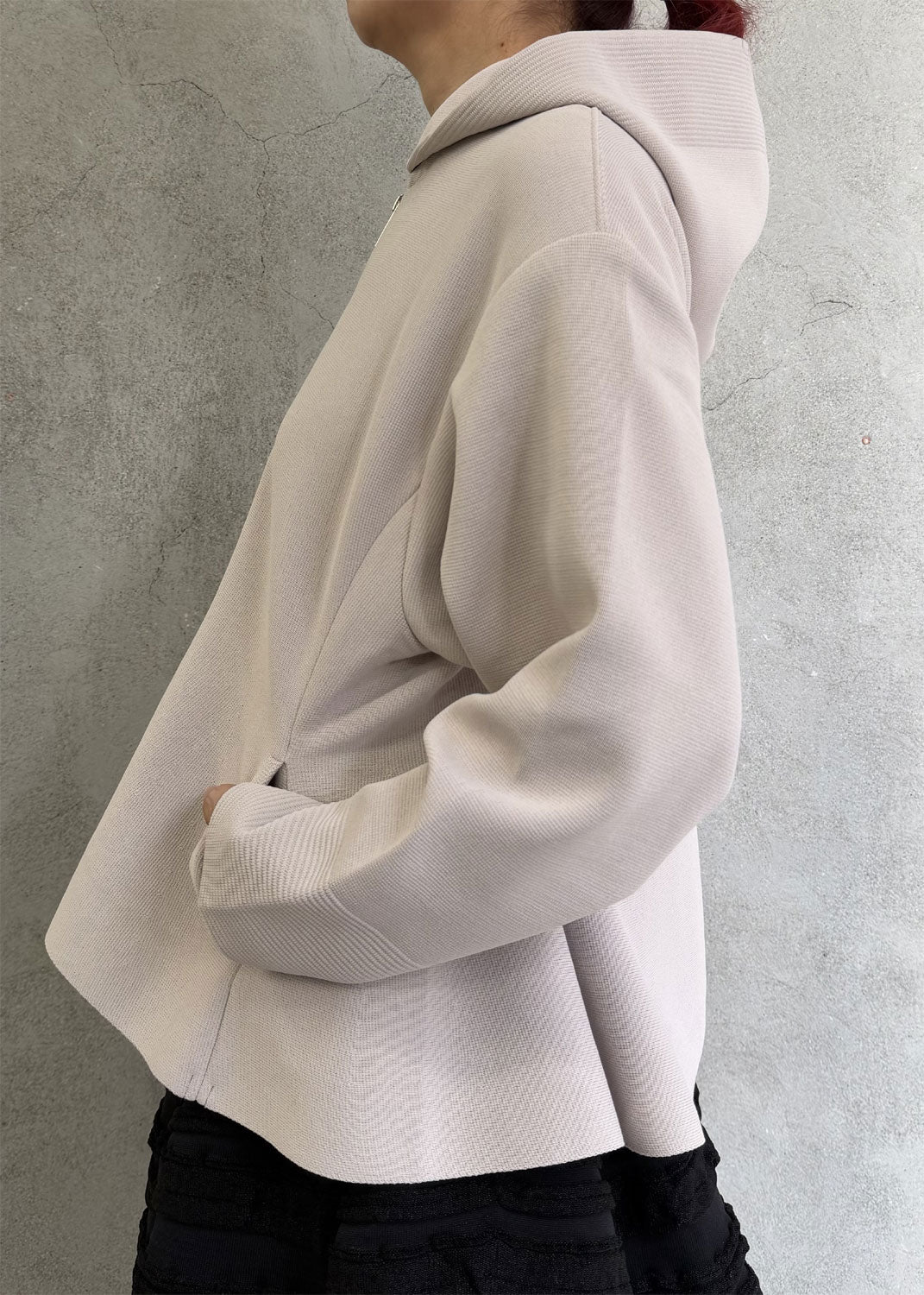 
                  
                    MILAN HOODIE FLARE JACKET
                  
                