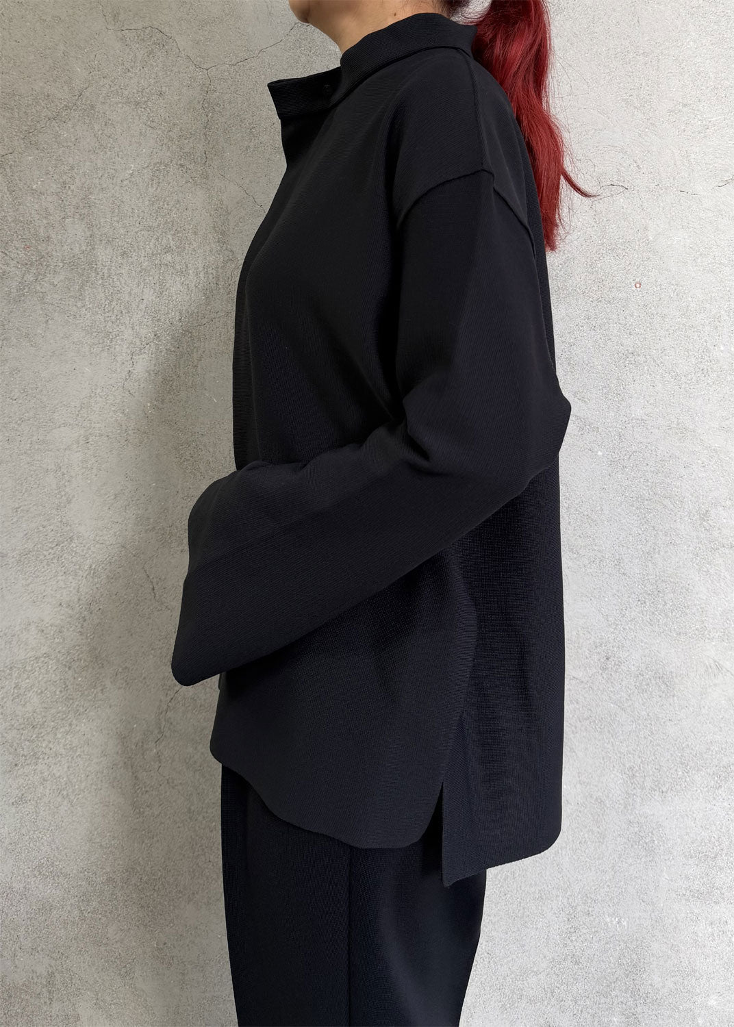 
                  
                    SOFT MILAN WRAP COLLAR FLARE SLEEVE TOP
                  
                