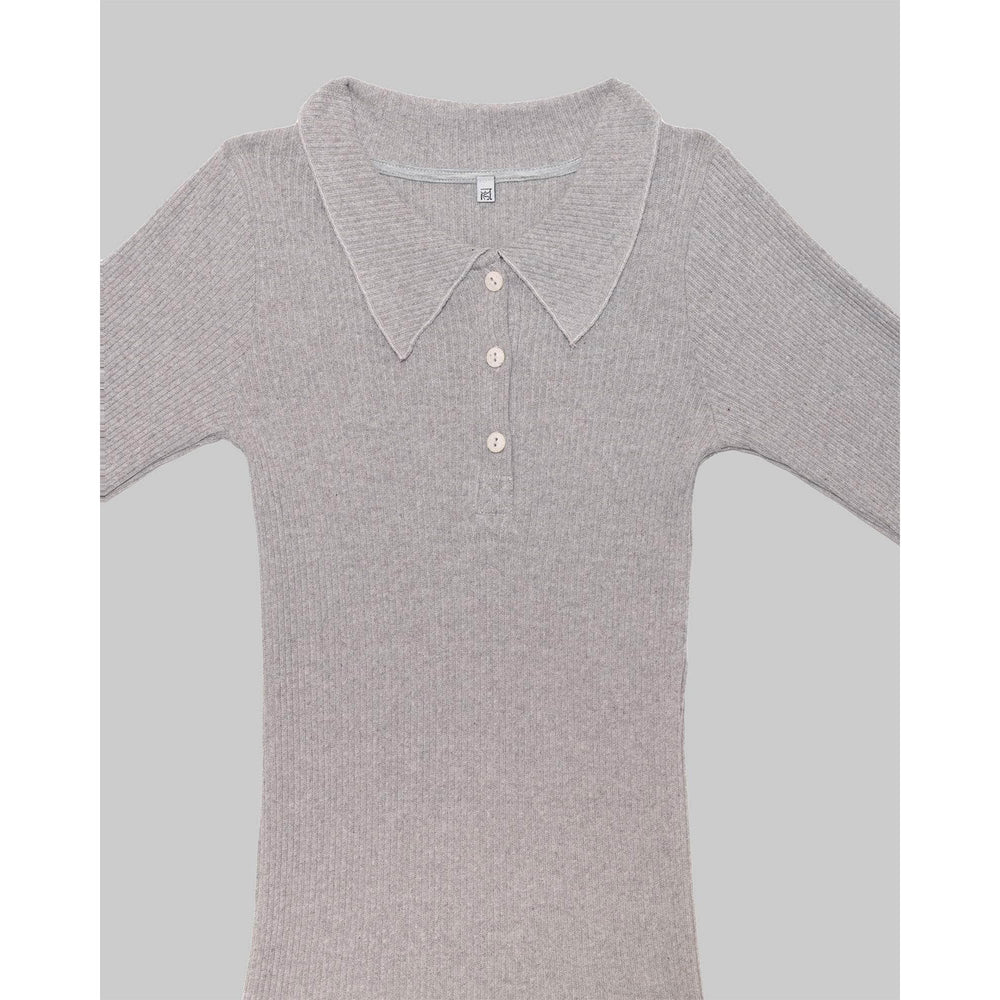 
                  
                    DUAL LONG SLEEVE TEE-GREY MELANGE-
                  
                