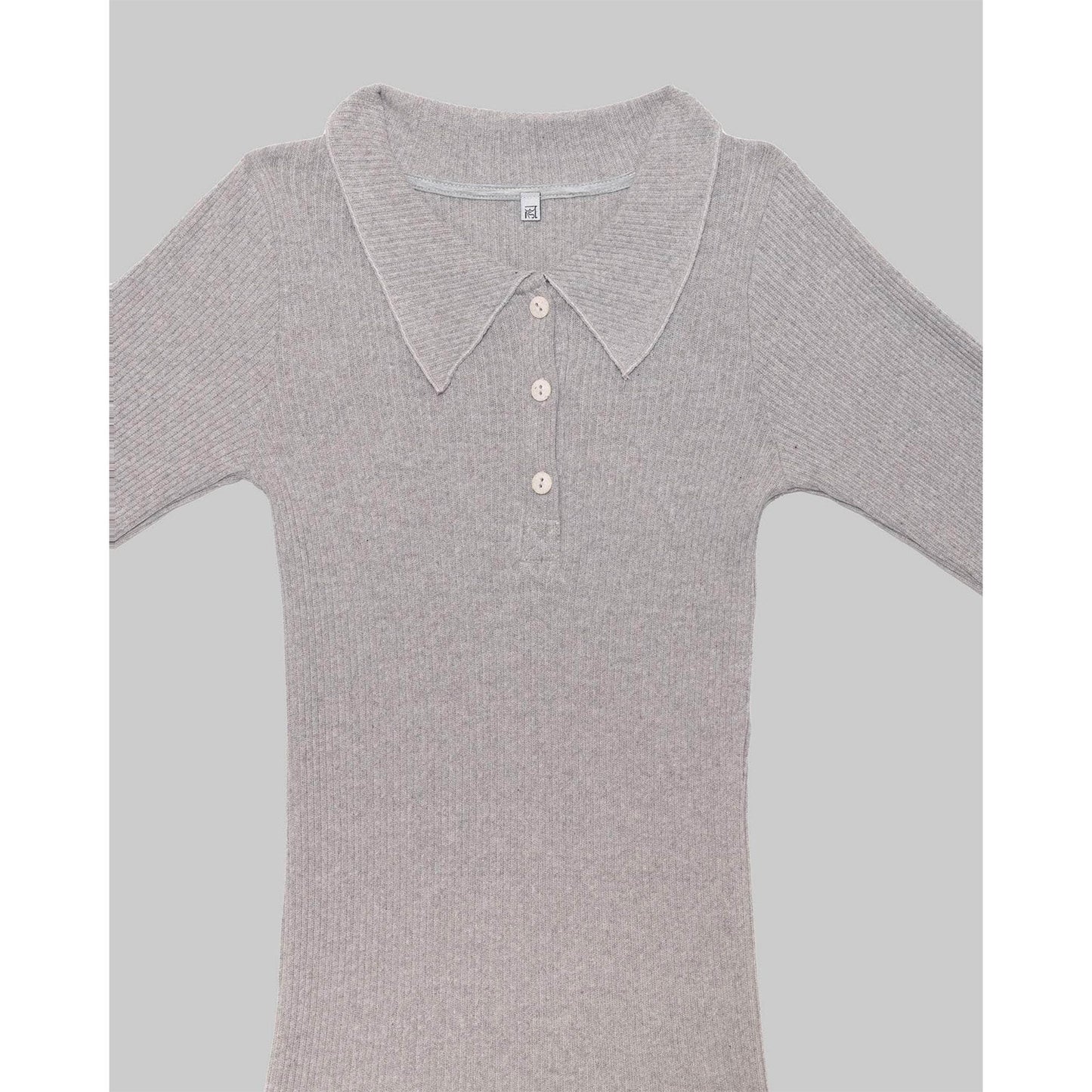 
                  
                    DUAL LONG SLEEVE TEE-GREY MELANGE-
                  
                