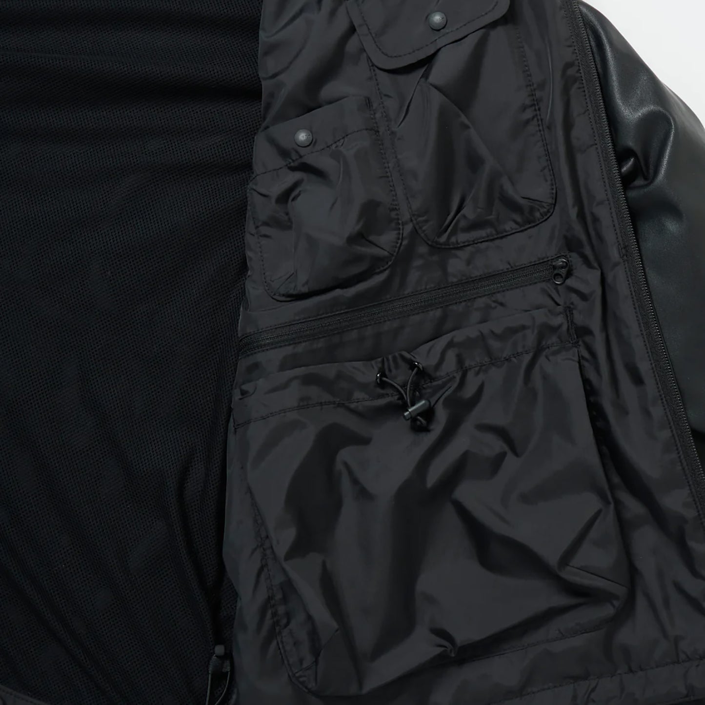 
                  
                    TECH SYNTHETIC SKIN WINDBREAKER JACKET
                  
                